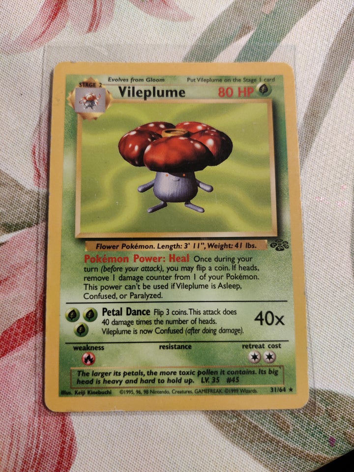 Samlekort, Vileplume 31/64