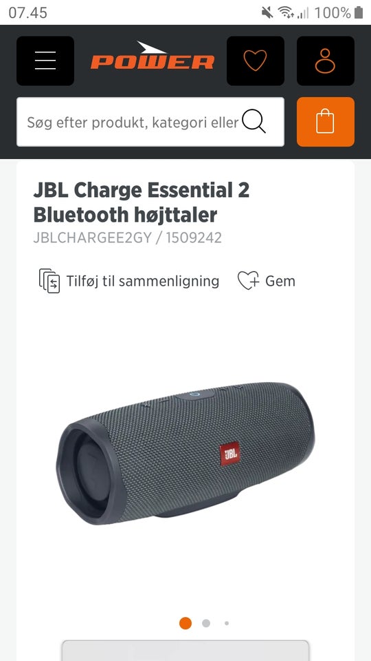 Højttaler JBL Charge 2