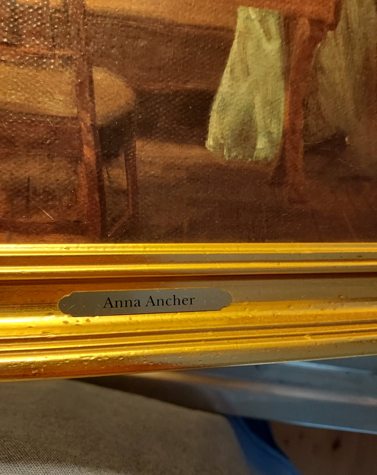 Lærredstryk Anna Ancher