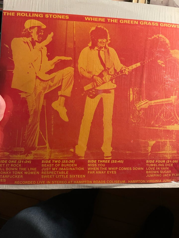 LP, The rolling stones 2 lp live