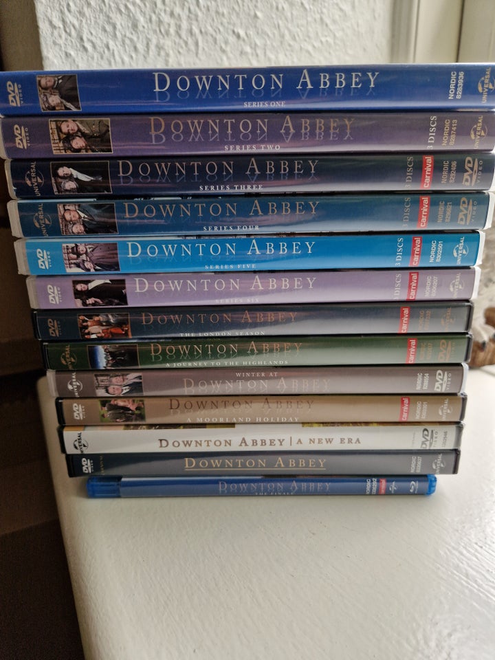 Downton Abbey samling, DVD,