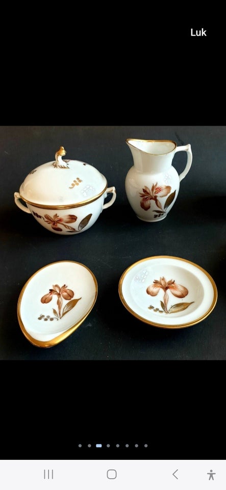 Porcelæn, Stort IRIS kaffestel,