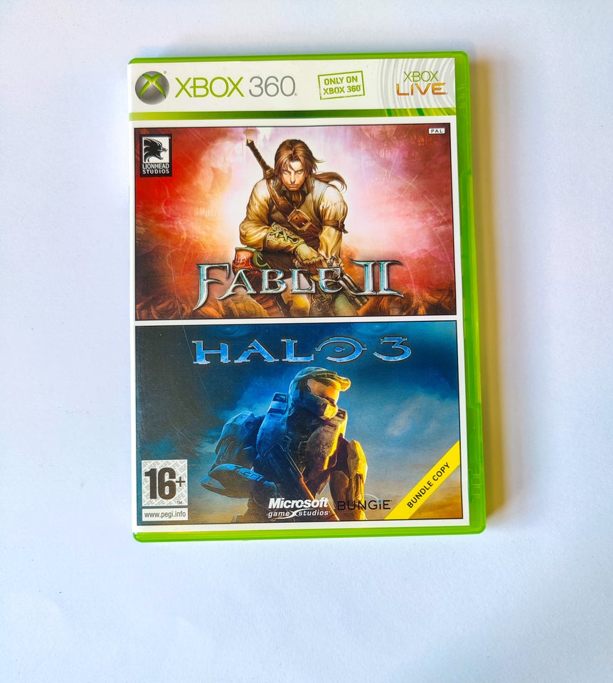 Fable 2 og HALO 3 bundle copy, Xbox