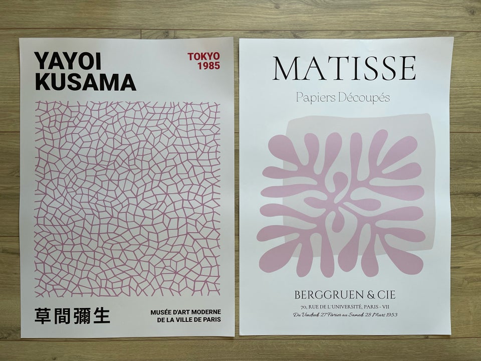 Plakat, YAYOI KUSAMA/MATISSE, b: