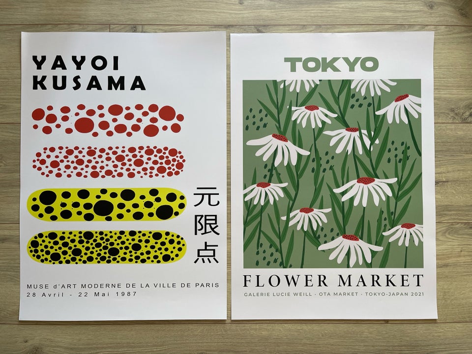 Plakat, YAYOI KUSAMA/MATISSE, b: