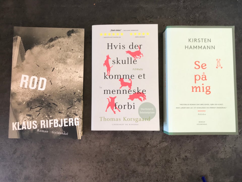 Lille samling skønlitteratur på