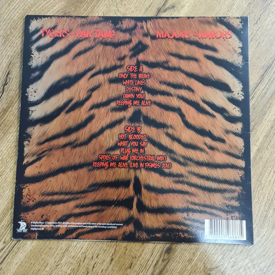 LP, Tygers of pan tang, Majors 