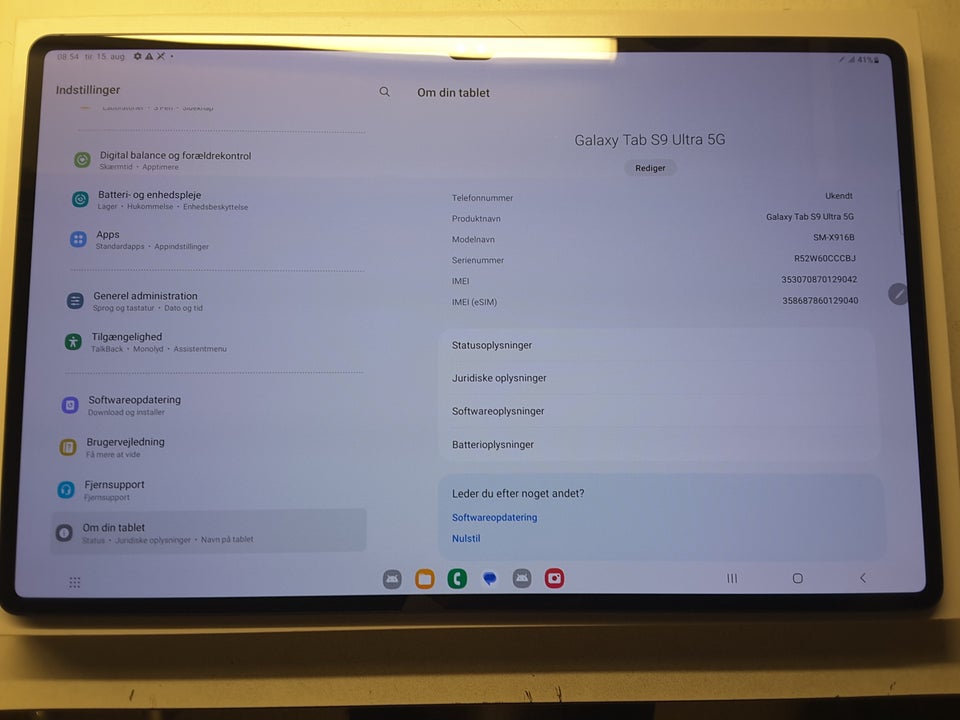 Samsung GALAXY TAB S9 5G ULTRA MED