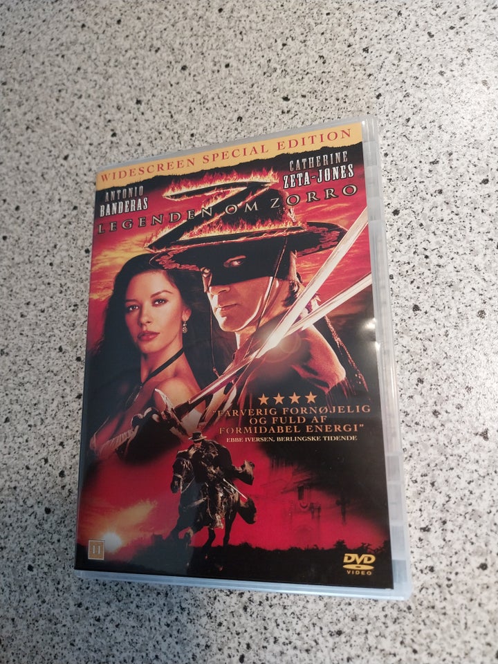 Legenden om Zorro DVD action