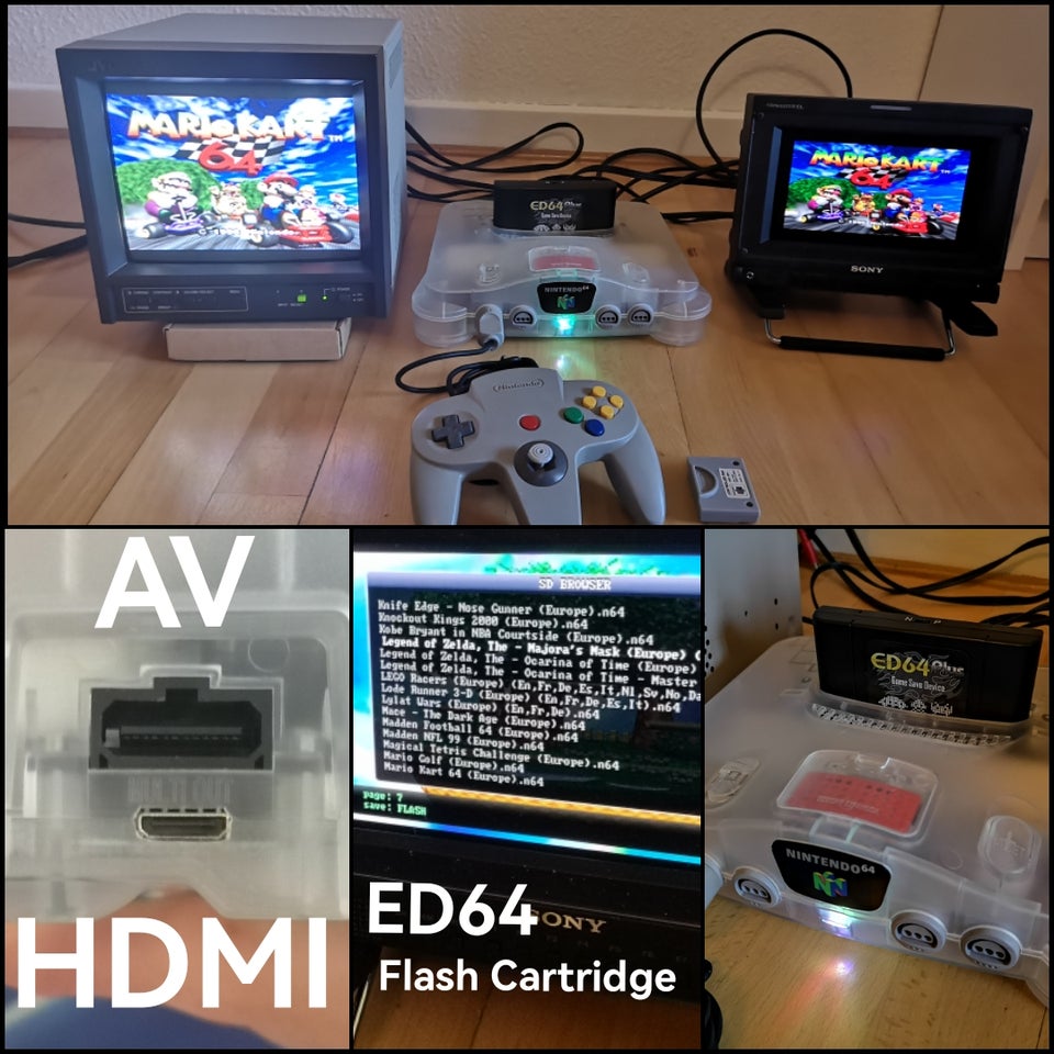 Nintendo 64 HDMI Transparent