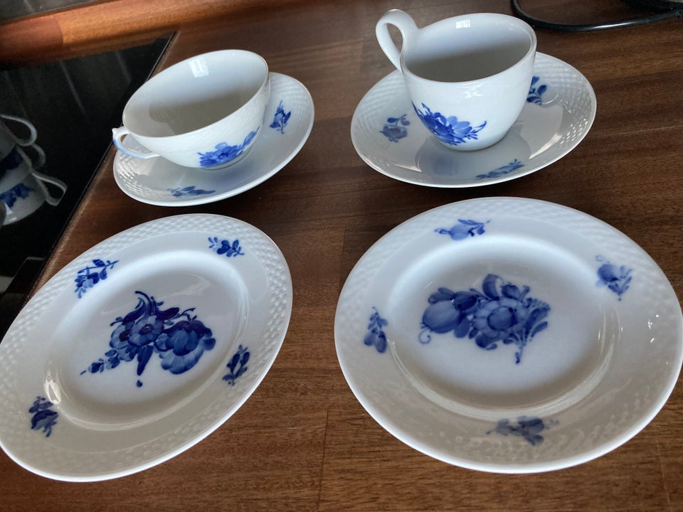 Porcelæn Blå Blomst te- og