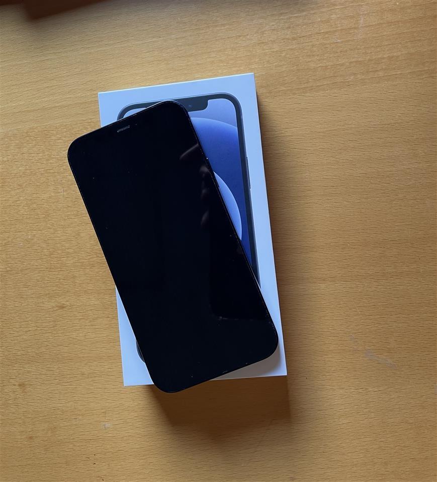 iPhone 12 Mini, 128 GB, sort