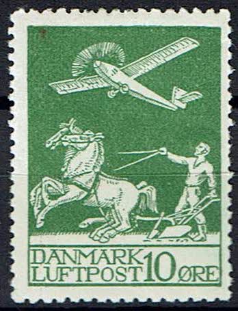 Danmark ustemplet bogtryk