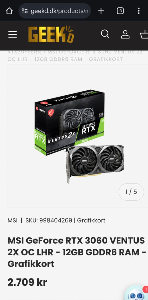 RTX 3060 MSI, 12GB GB RAM, Perfekt