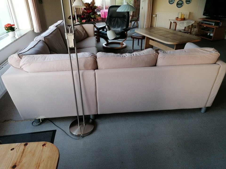 Sofa, microfiber, 5 pers.