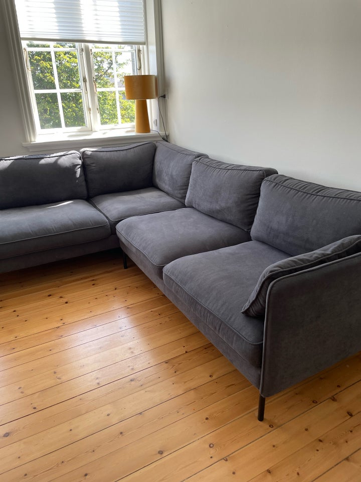 Hjørnesofa stof 4 pers