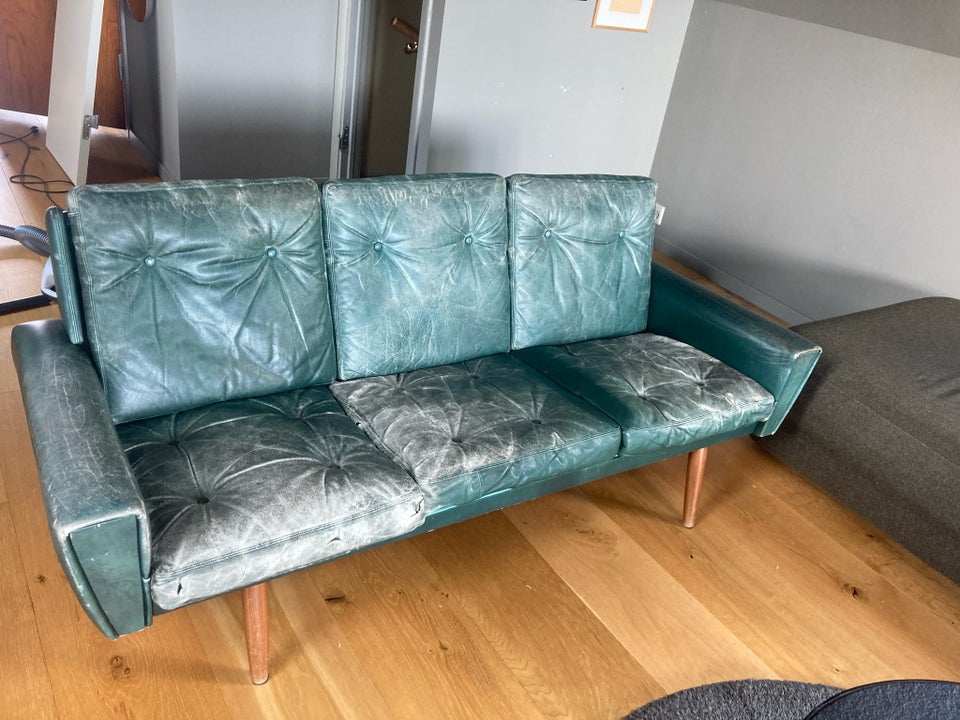 Sofa læder 3 pers