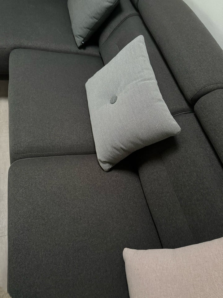 Hjørnesofa, polyester, 5 pers.