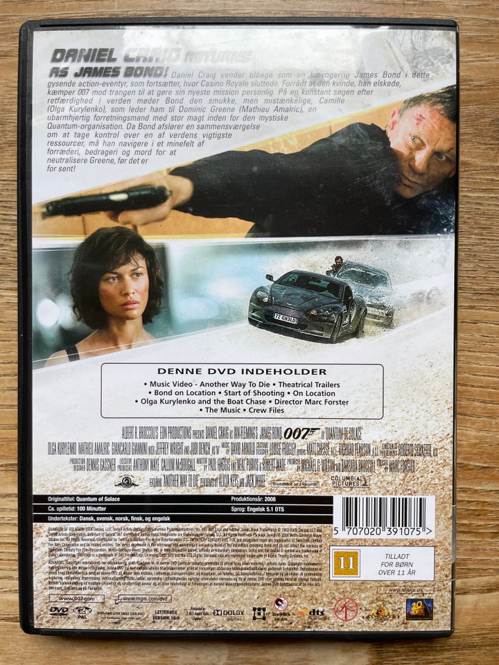 007 - Quantum Of Solace, DVD, action