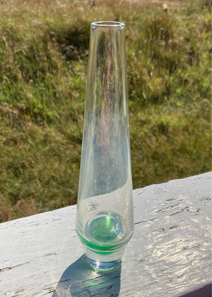 Vase Glas vase med transparent