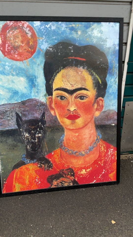 Indrammet plakat, motiv: Frida