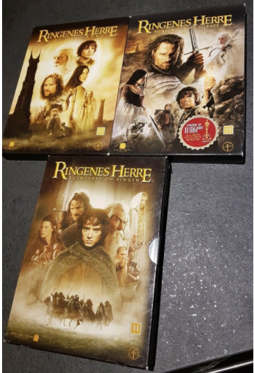 Ringenes herre trilogi, DVD,