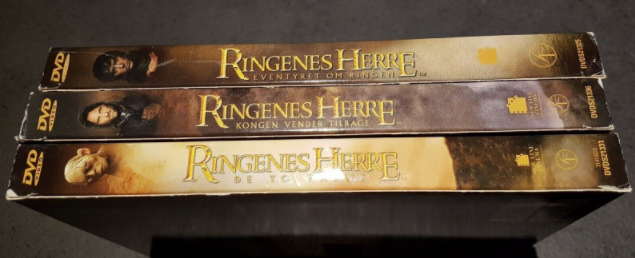 Ringenes herre trilogi, DVD,