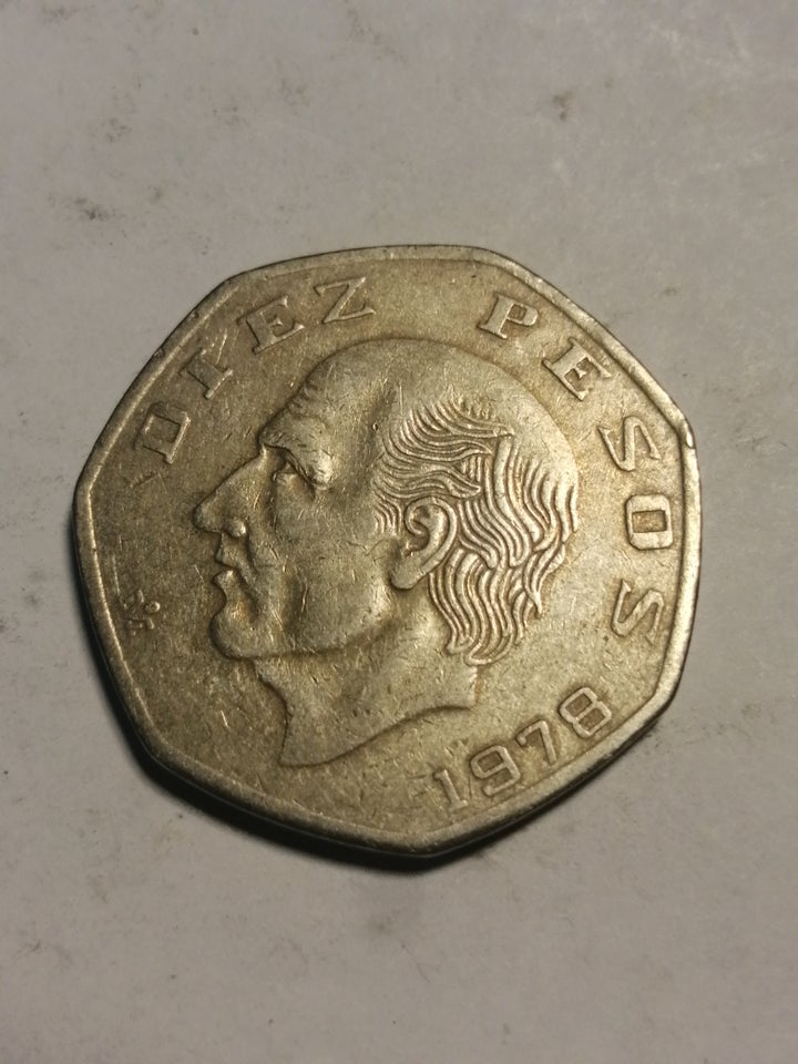 Amerika, mønter, 10 pesos