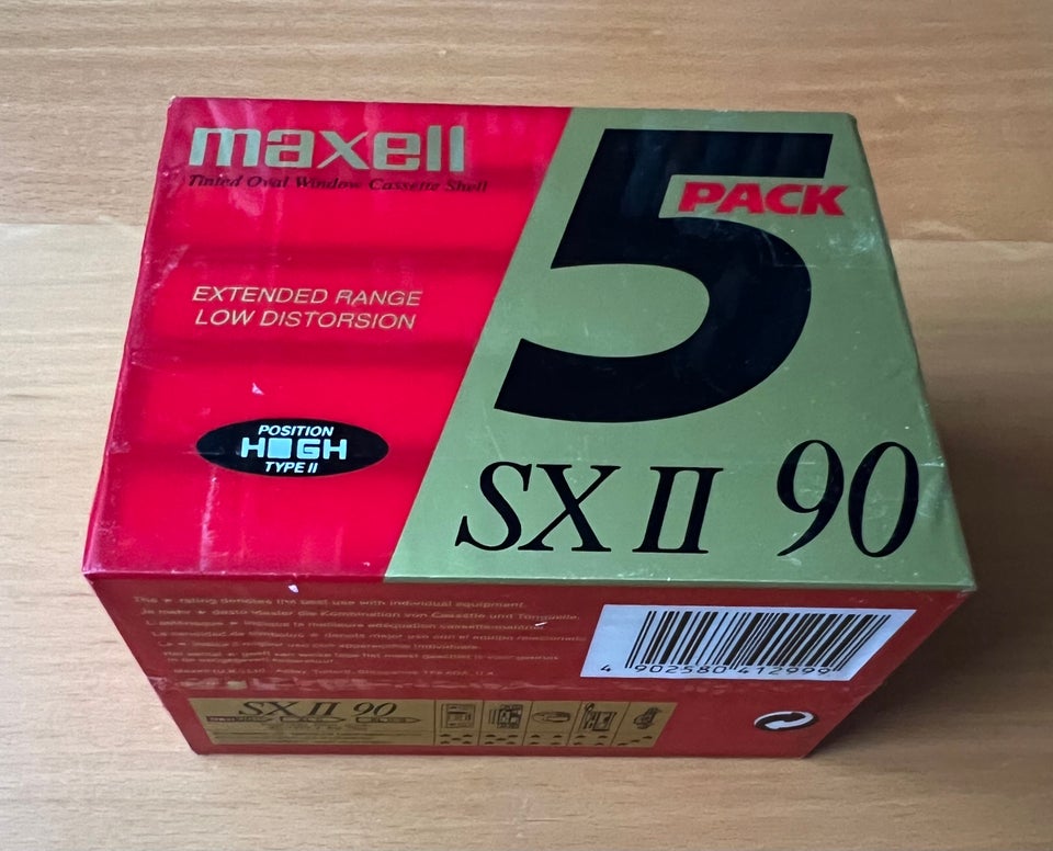 Bånd, Kassettebånd 5 stk., Maxell