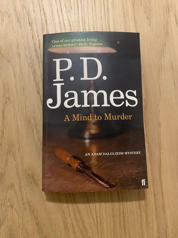 A mind to murder, P.D.James, genre: