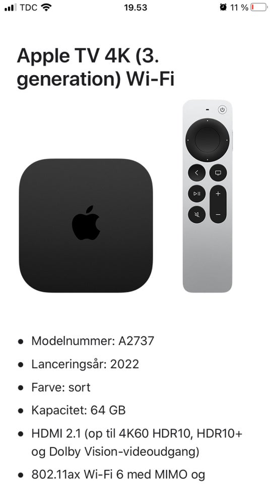 Apple TV, Apple, Perfekt