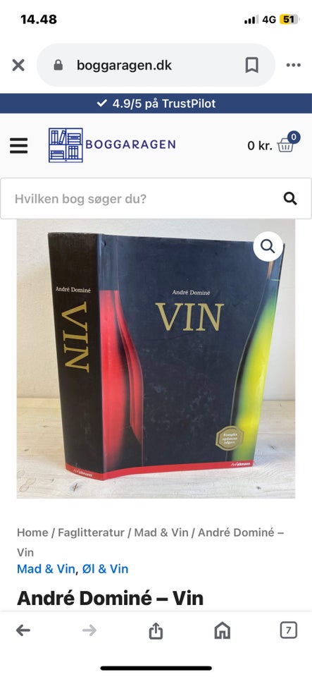 Vin, emne: mad og vin