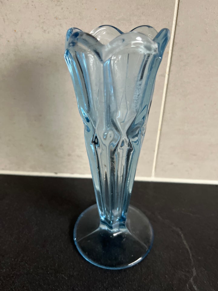 Vase, Blå glas vase