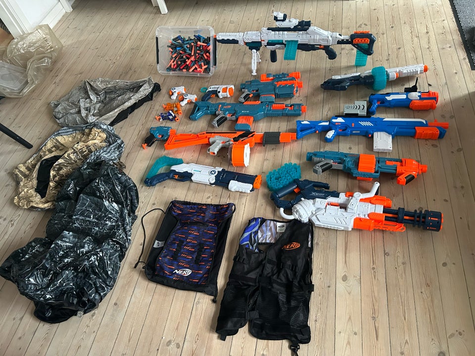 Våben, Nerf + tilbehør, Nerf