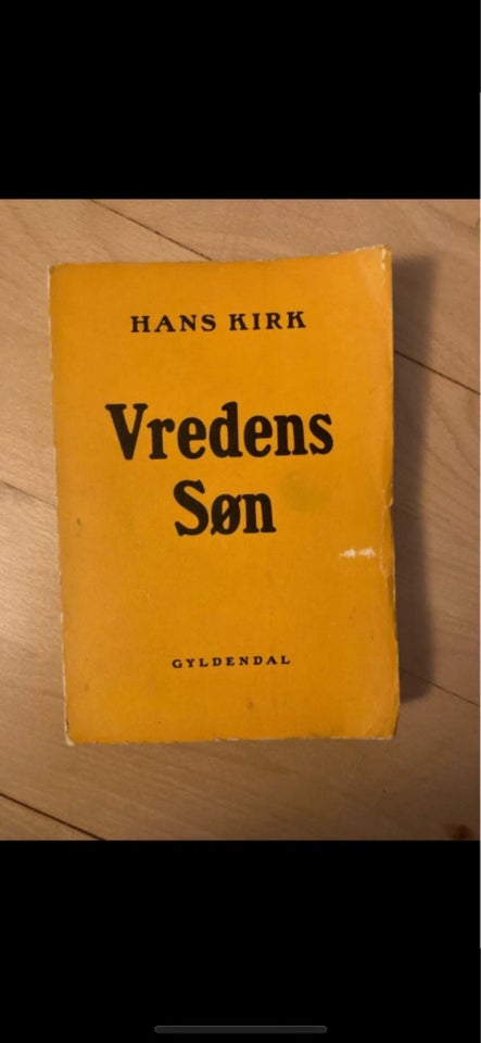 Vredens søn, Hans Kirk, genre: