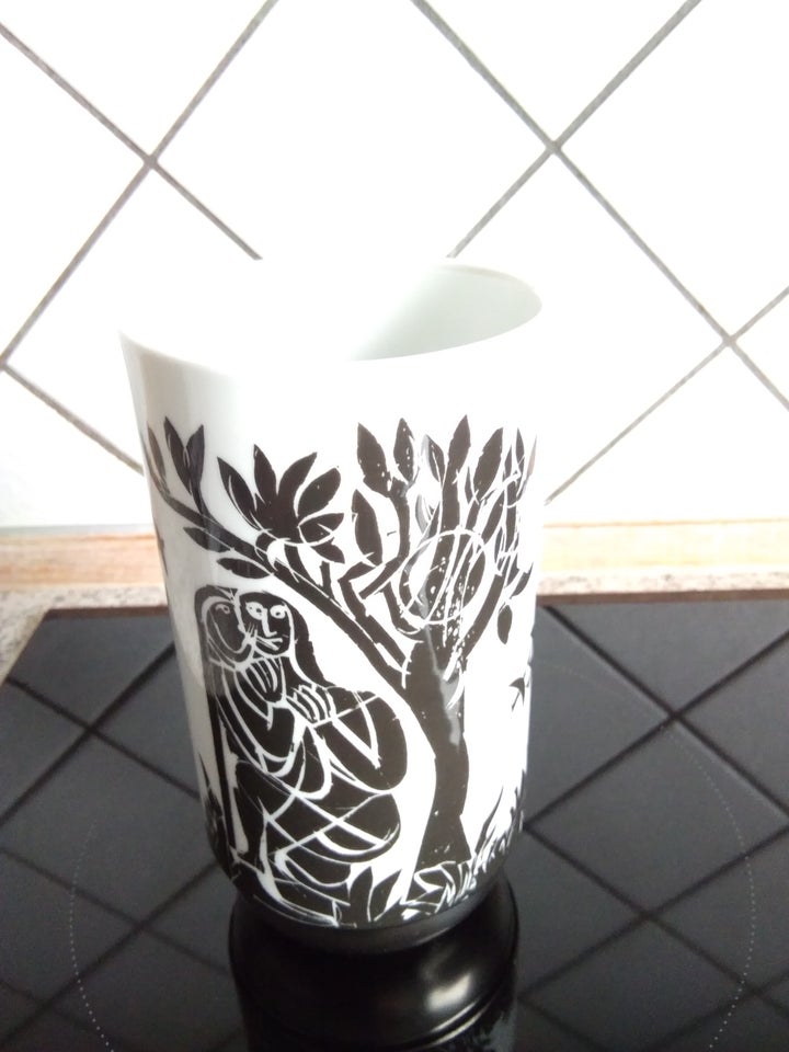 Vase Hab Grieshaber motiv: Adam