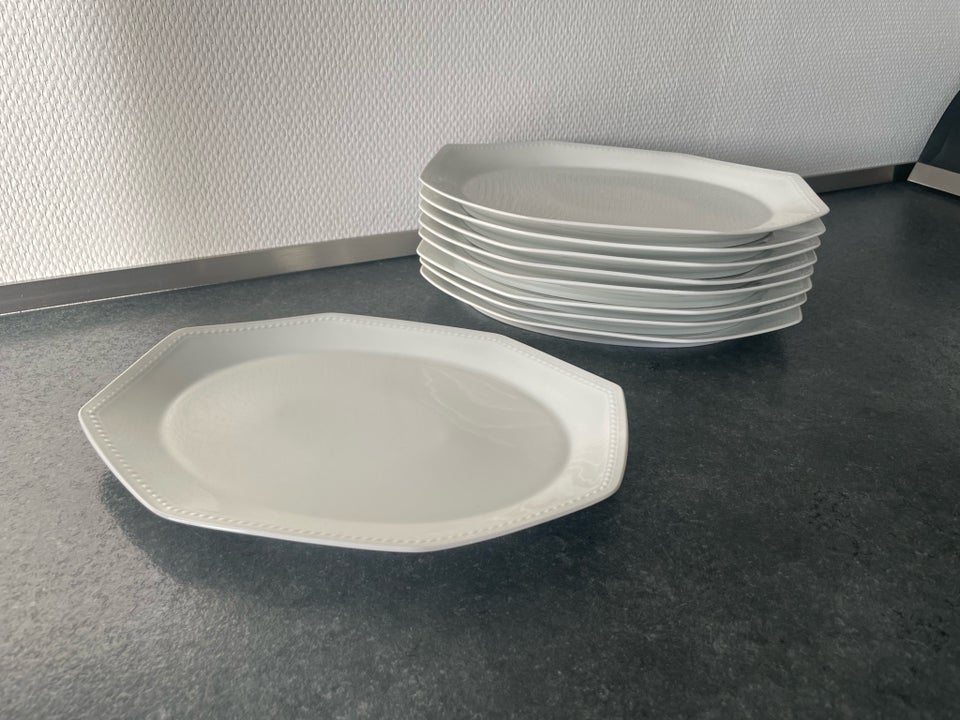 Porcelæn Middagstallerkner