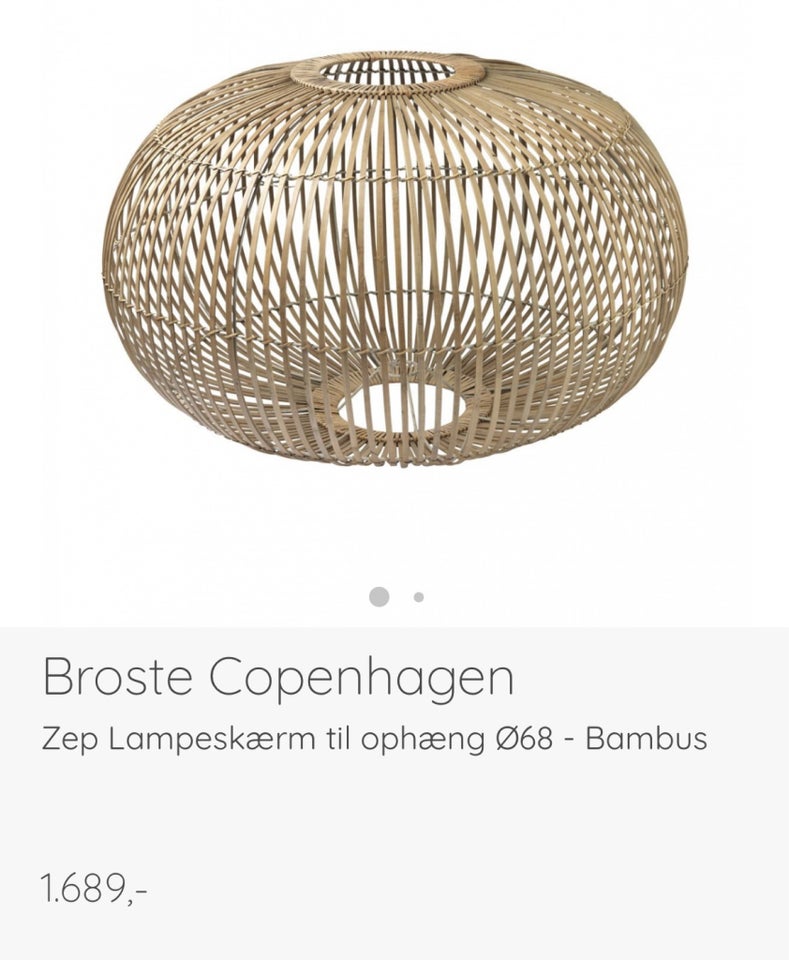 Anden loftslampe Broste