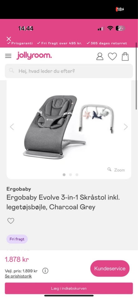 Skråstol, Ergobaby skråstol,