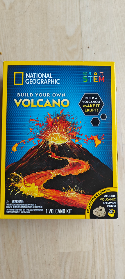 Byggesæt, Build a volcano,