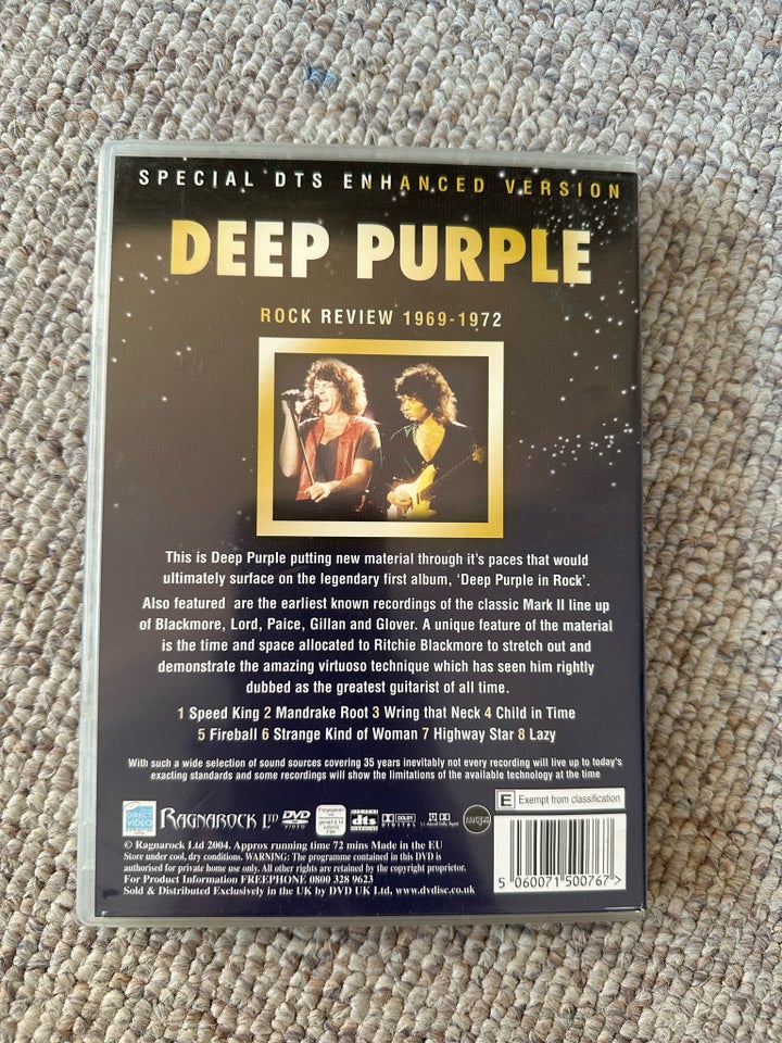 Deep purple - rock review 1962 -