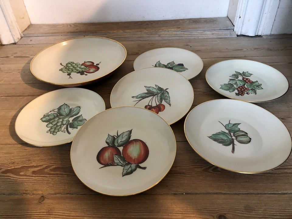 Porcelæn Frugttallerkner og