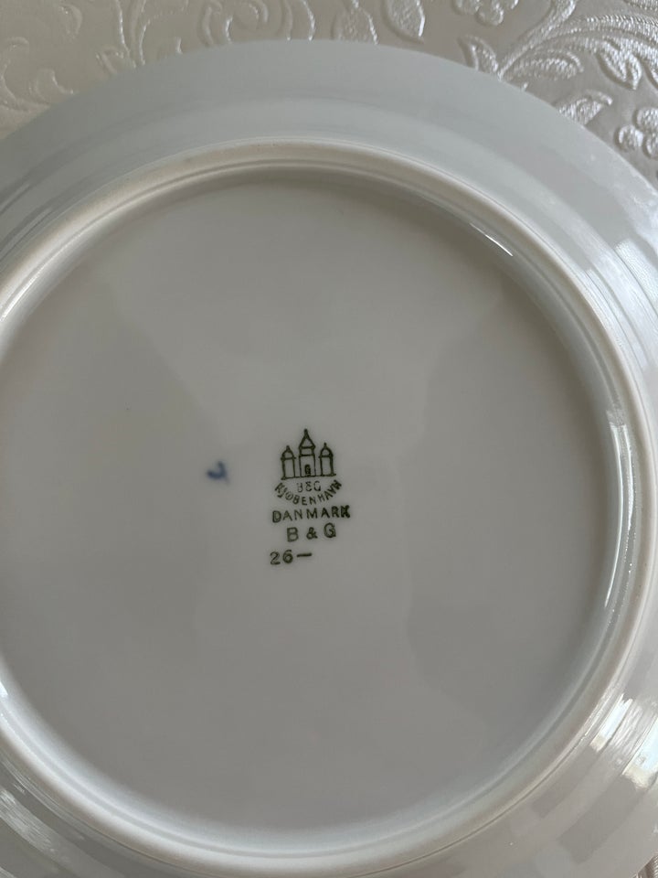 Porcelæn, Tallerkner, Bing og