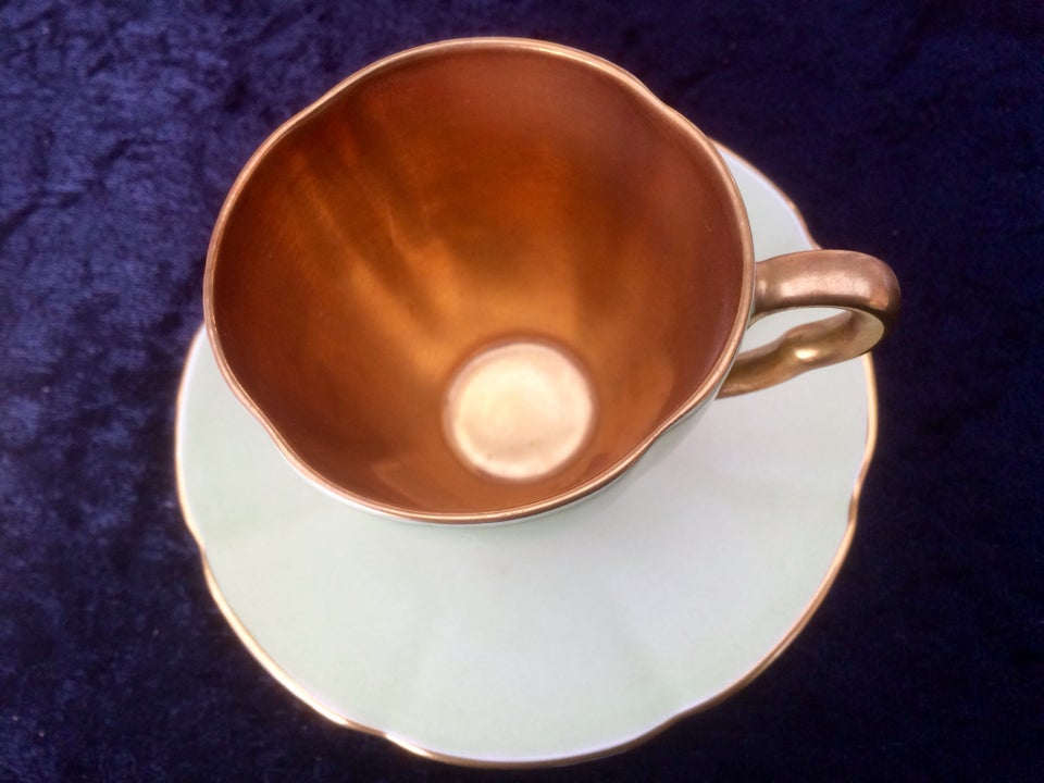 Porcelæn, Guld mocca kopper