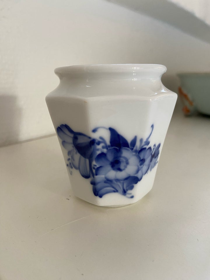 Porcelæn Lille vase Blå Blomst 