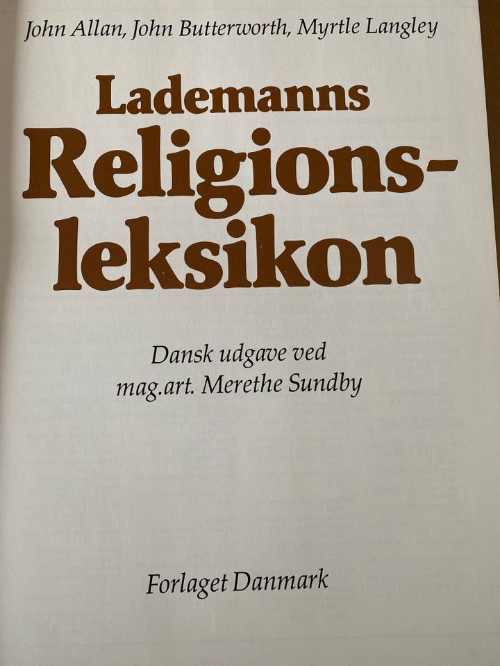 Religionsleksikon Lademann, Se