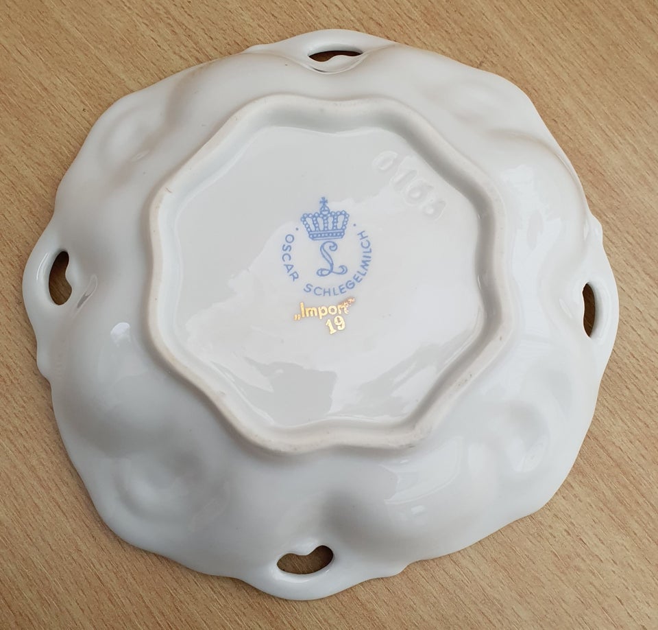 Porcelæn lille skål/fad Oscar