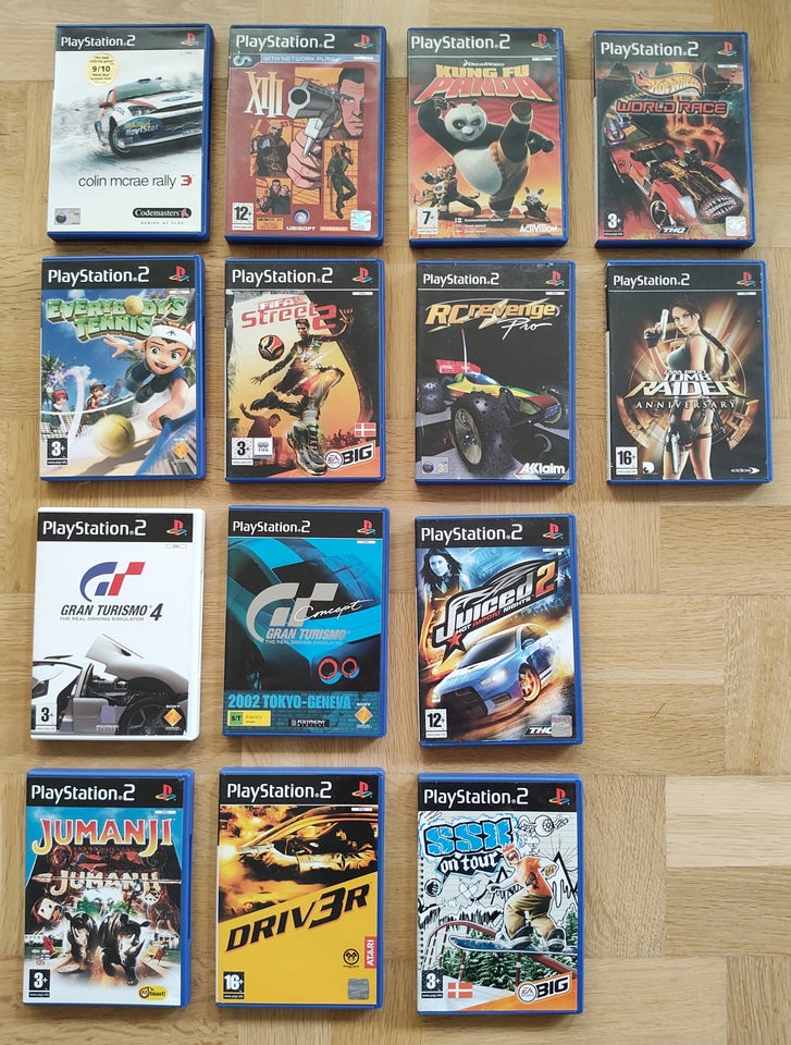 14 stk. PS2 spil, PS2, anden genre