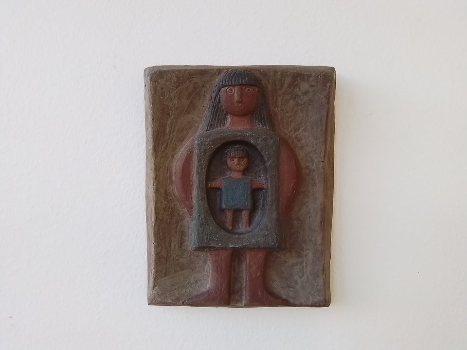 Keramik relief, Lizzie Thyssen,