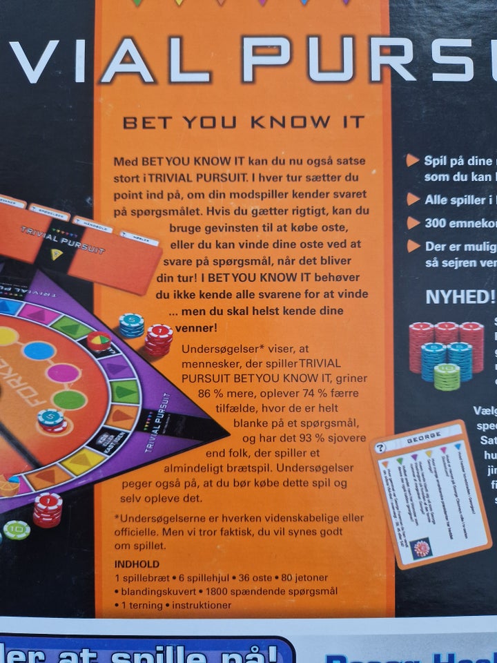 Trivial Pursuit - bet you know it,